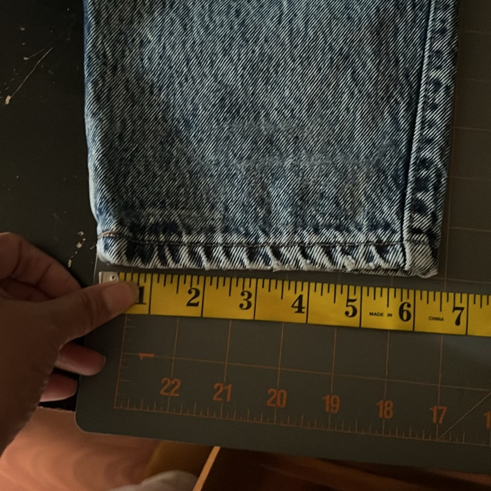 Levi's‎ Classic vintage Orange tab Blue acid wash Jeans size 18 - Picture 12 of 13
